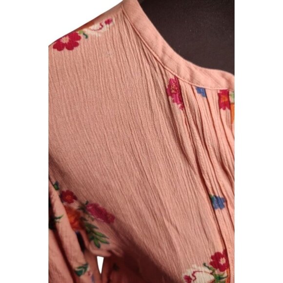 Matilda Jane Dress Womens Small Pink Floral Babydoll Mini Lets Go Out - Picture 11 of 11